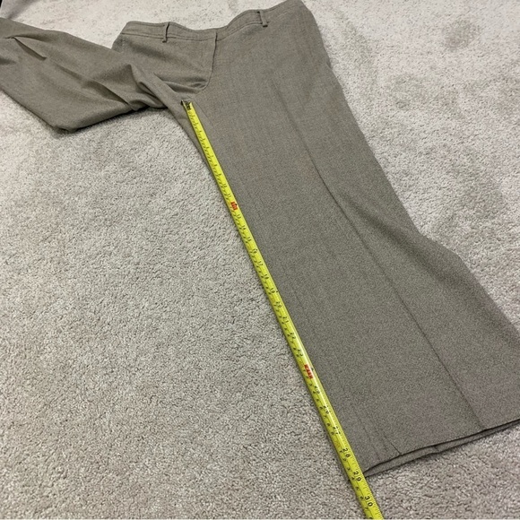 Akris Punto tan brown wool trousers dress pants Sz 12 - Picture 12 of 13